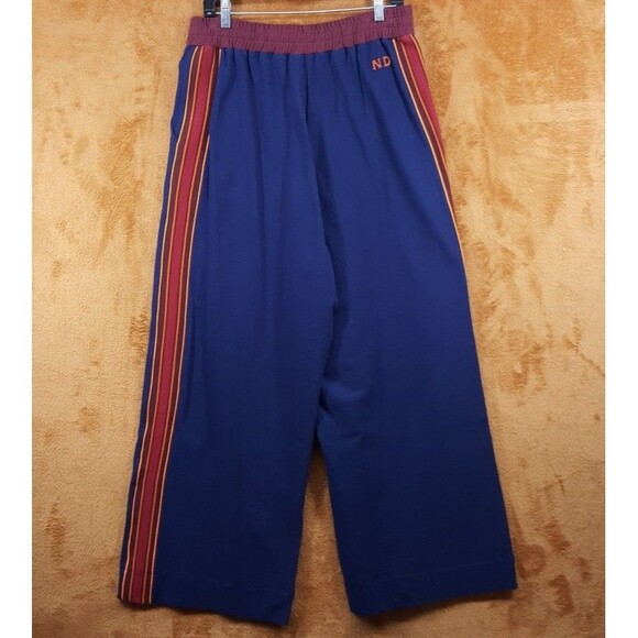 NICHOLAS DALEY Track Pants Mens Size 28 Blue Pull On Wide Leg Stripe Logo $540 - Picture 5 of 13